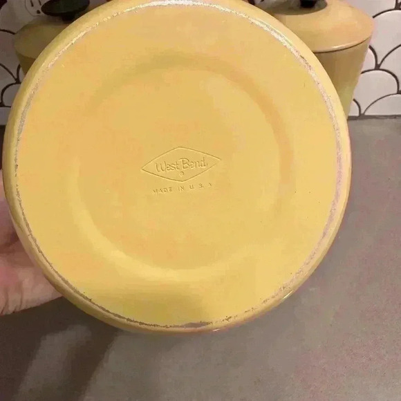 Vintage West Bend Metal Canister Set - Picture 4 of 4